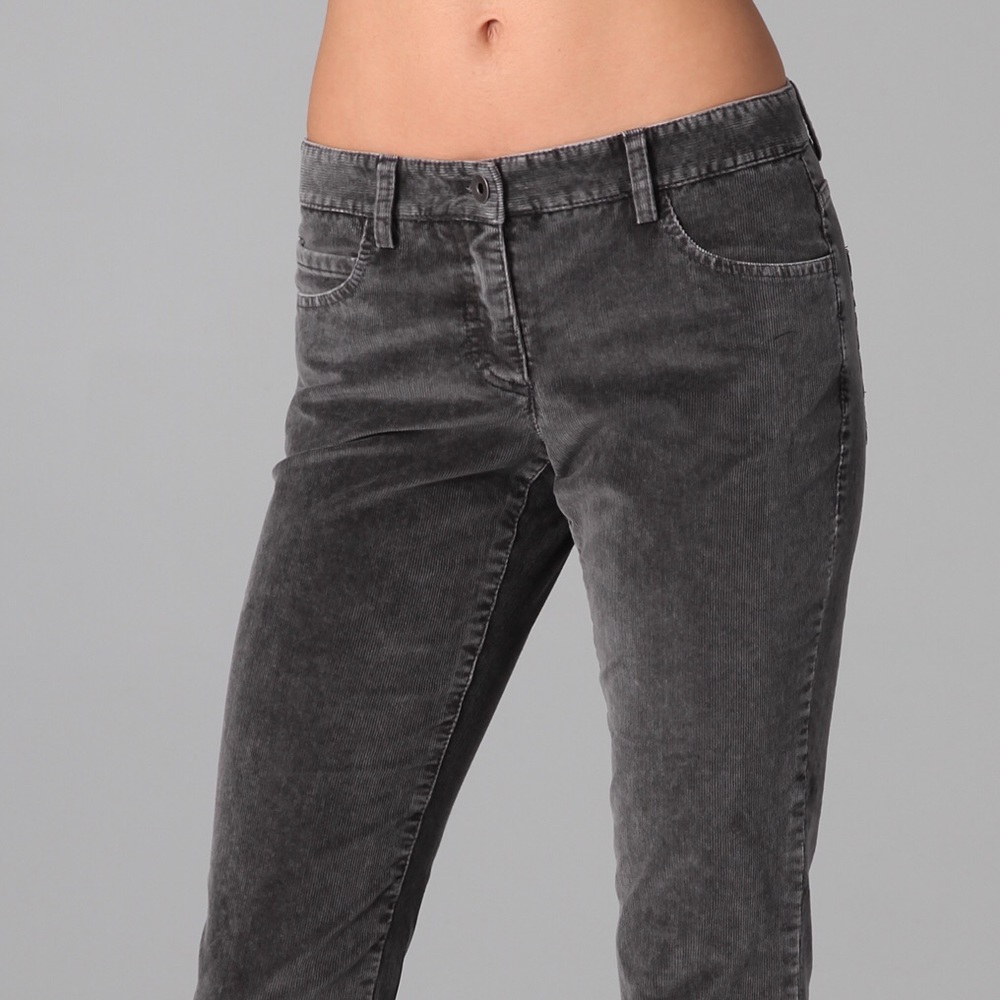 NWT Theory Shimra Washed Grey Cords ~ size 8